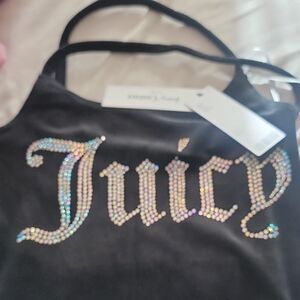 Juicy Couture Black Tote with Sparkling Logo